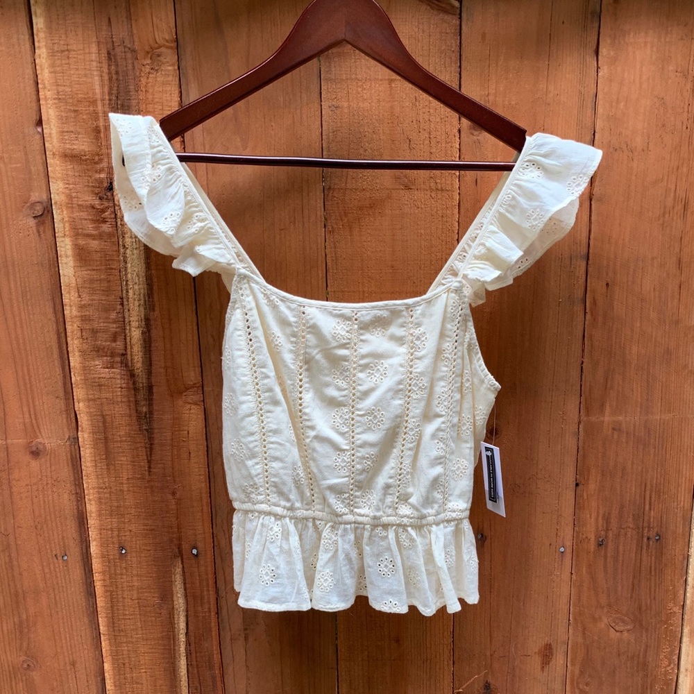 Beautiful crochet detail top